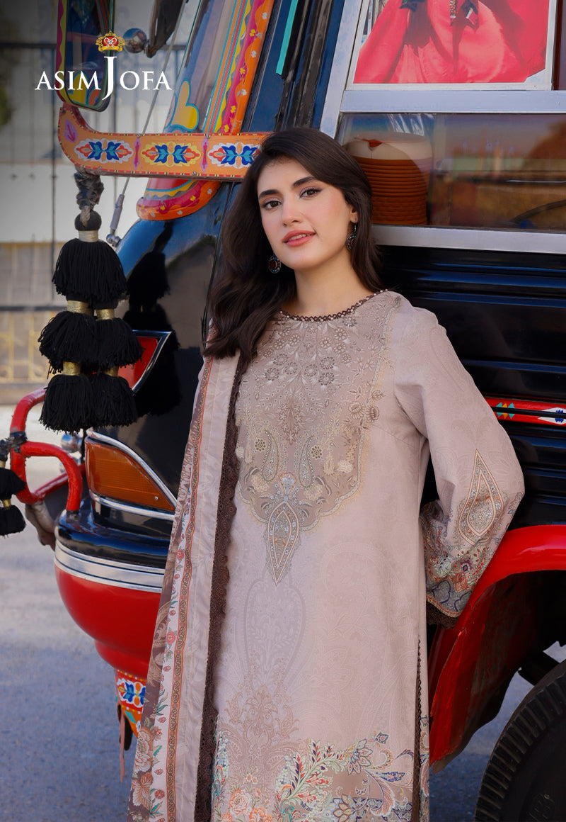 AJPL-16 PRINTED ARABIC LAWN 3 PCS