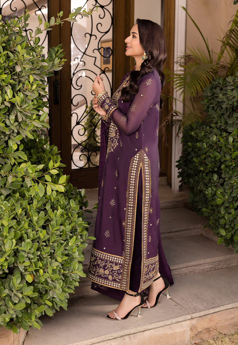 AJSM-44 EMBROIDERED POLY COTTON 3 PCS