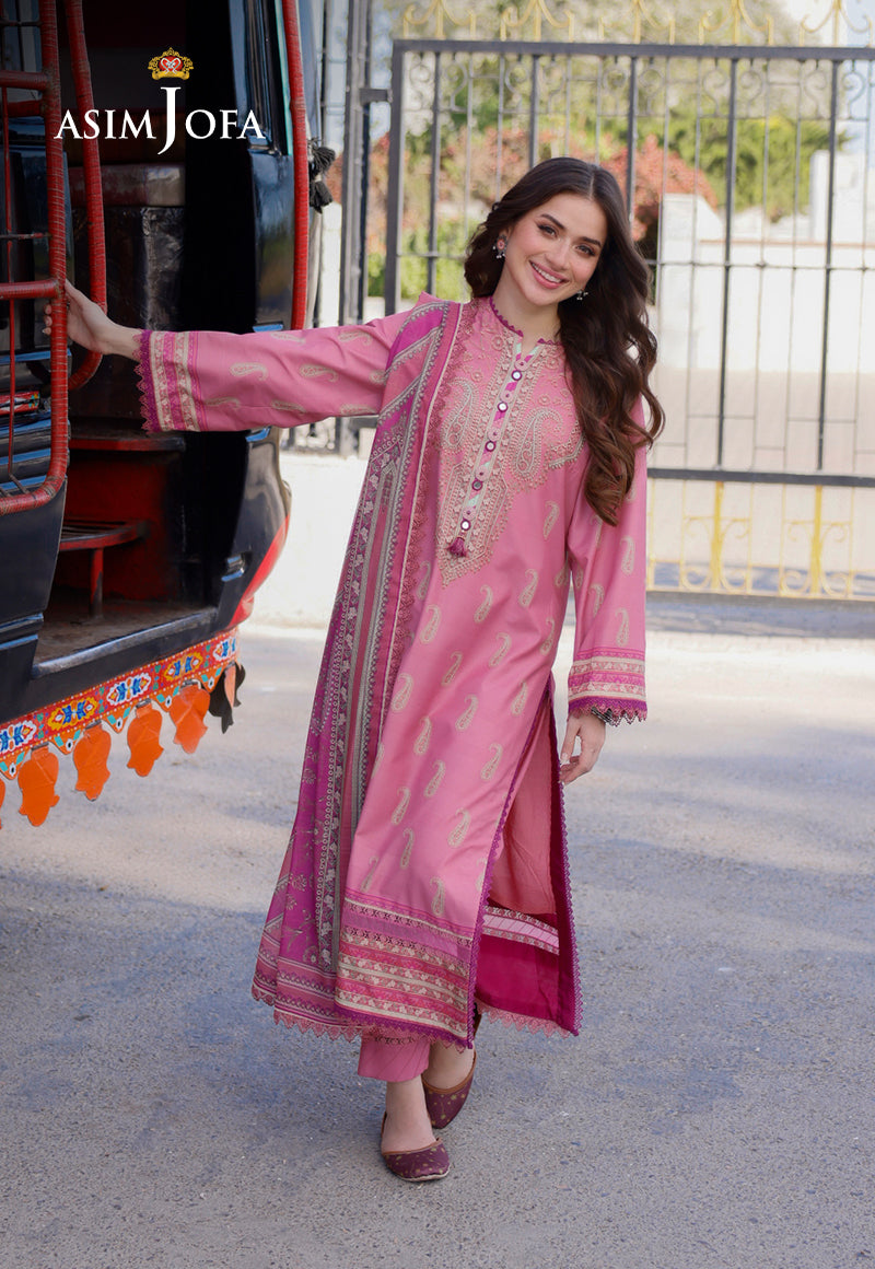 AJPL-13 PRINTED ARABIC LAWN 3 PCS