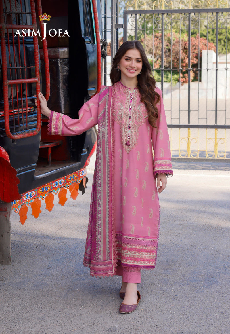 AJPL-13 PRINTED ARABIC LAWN 3 PCS