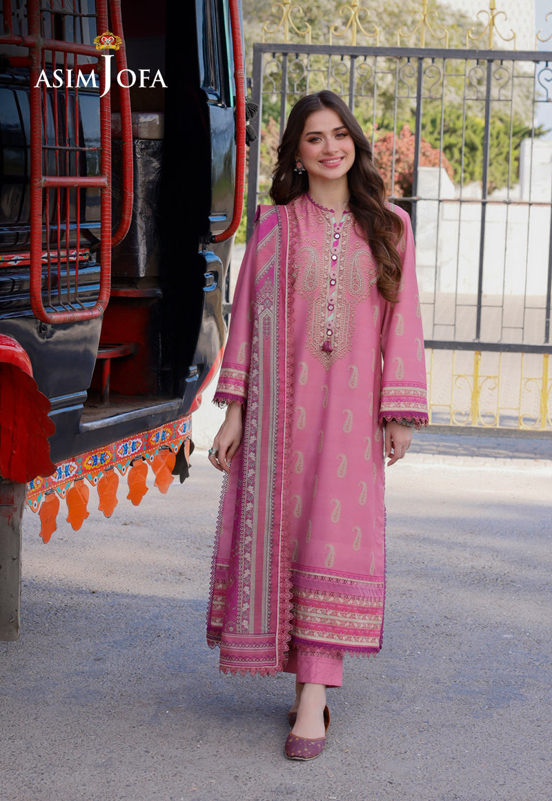 AJPL-13 PRINTED ARABIC LAWN 3 PCS
