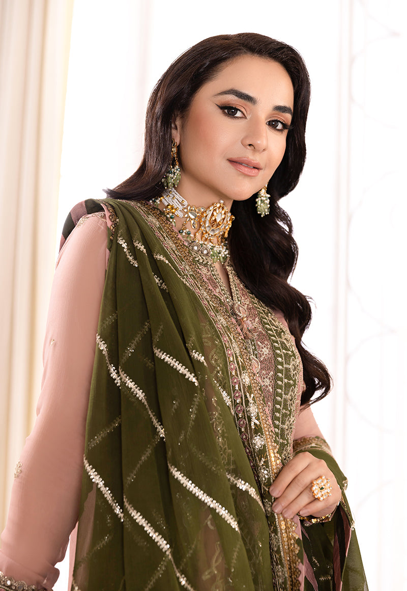 AJSM-40 EMBROIDERED CHIFFON 3 PCS