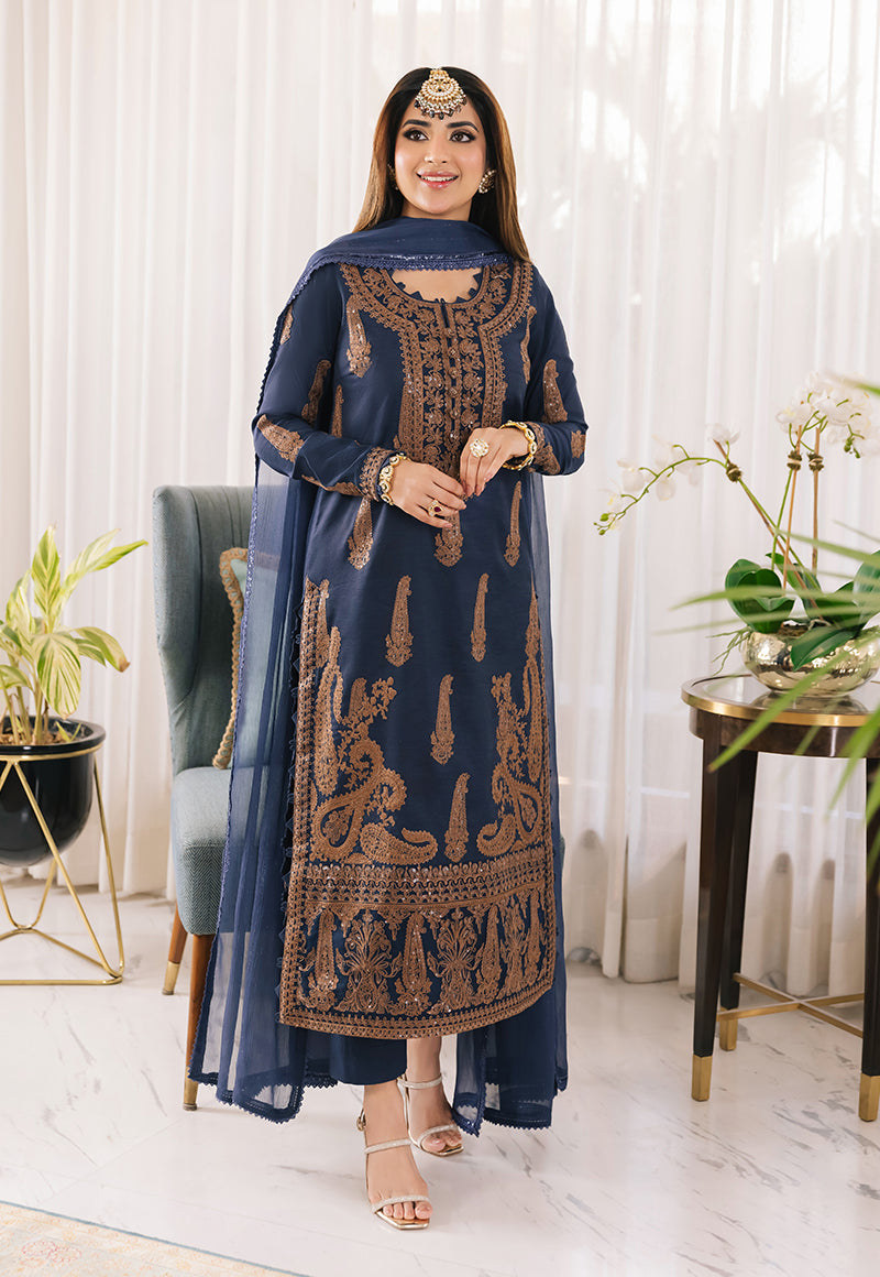 AJSM-49 EMBROIDERED PAPER COTTON 3 PCS