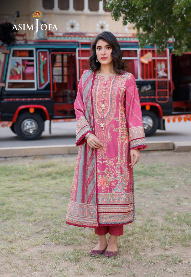 AJPL-14 PRINTED ARABIC LAWN 3 PCS