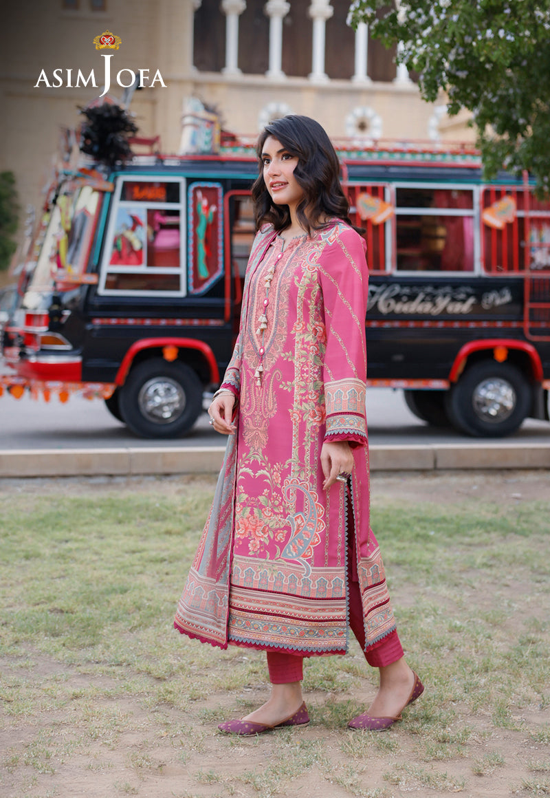 AJPL-14 PRINTED ARABIC LAWN 3 PCS