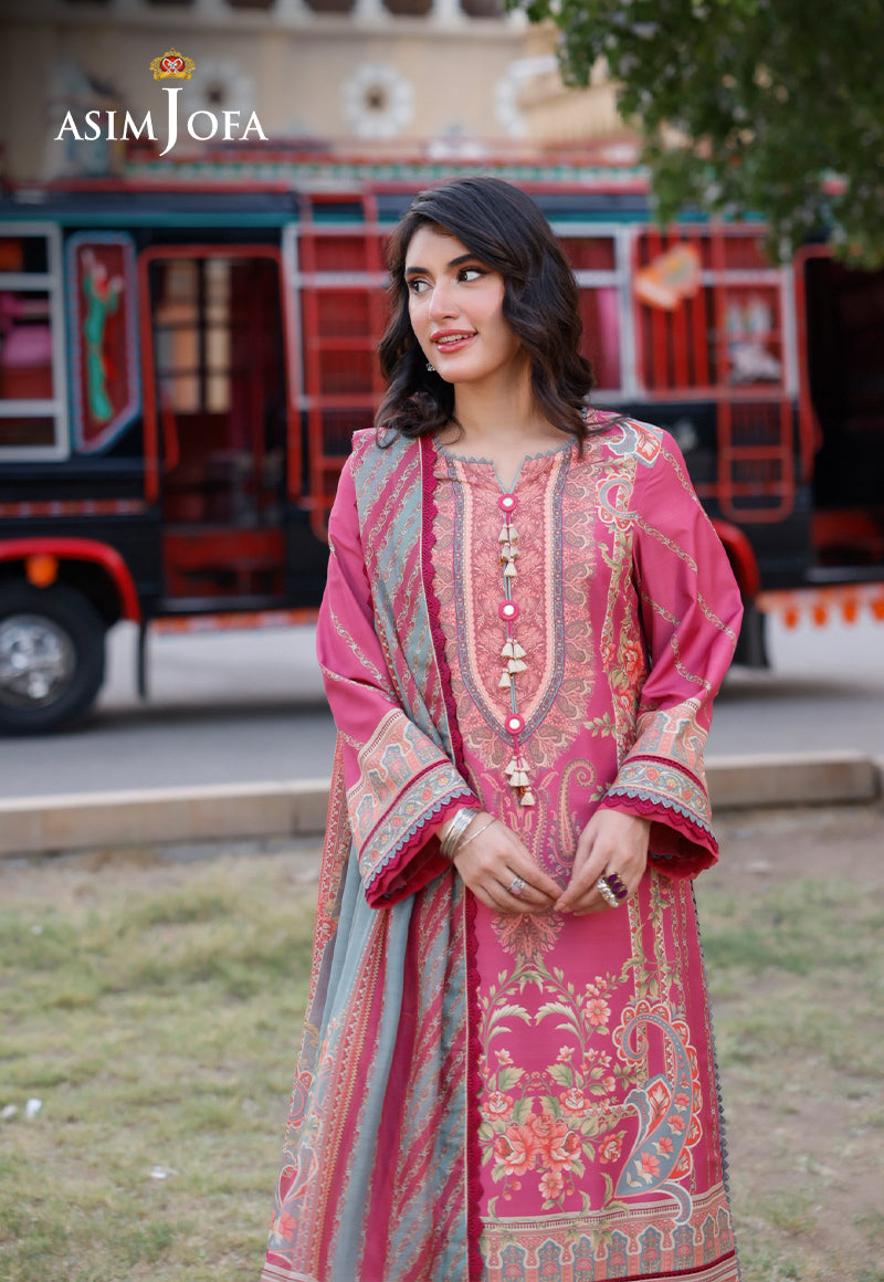 AJPL-14 PRINTED ARABIC LAWN 3 PCS
