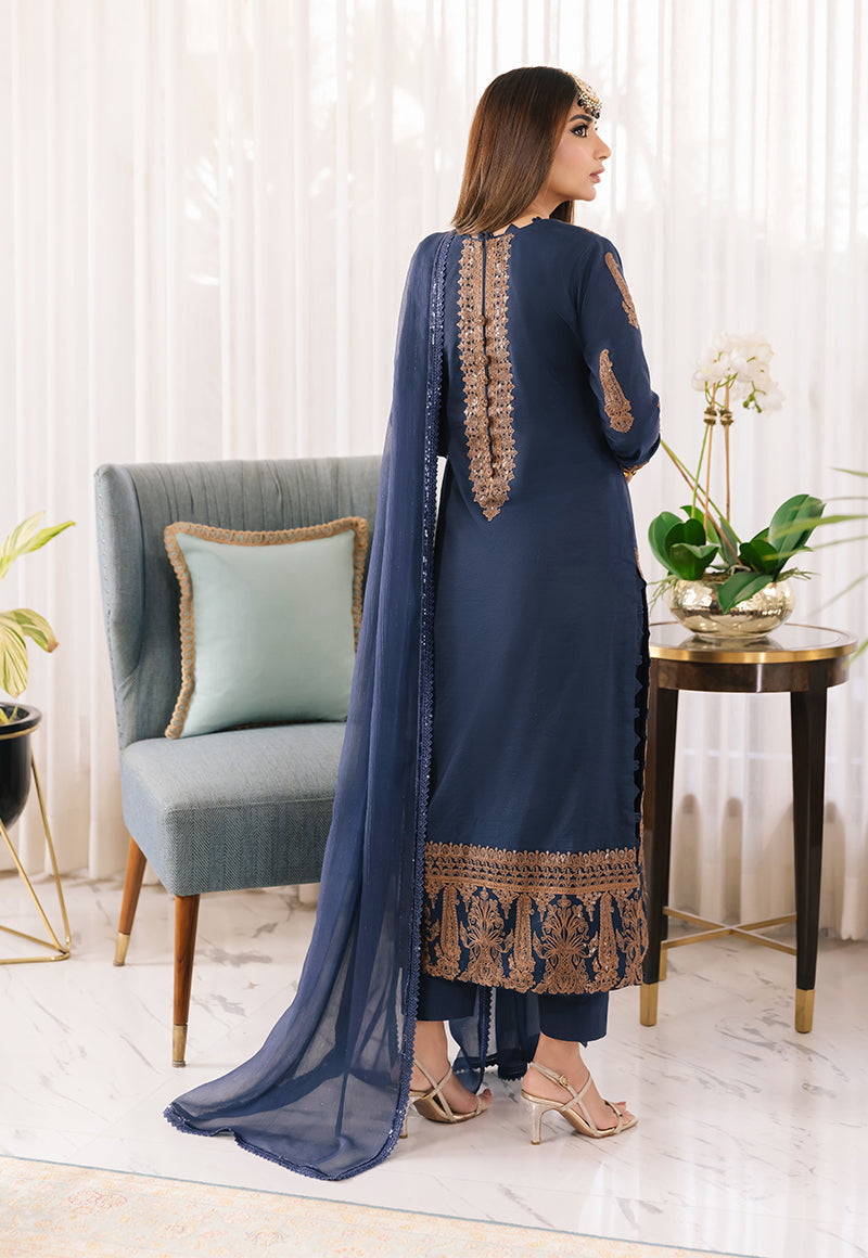 AJSM-49 EMBROIDERED PAPER COTTON 3 PCS
