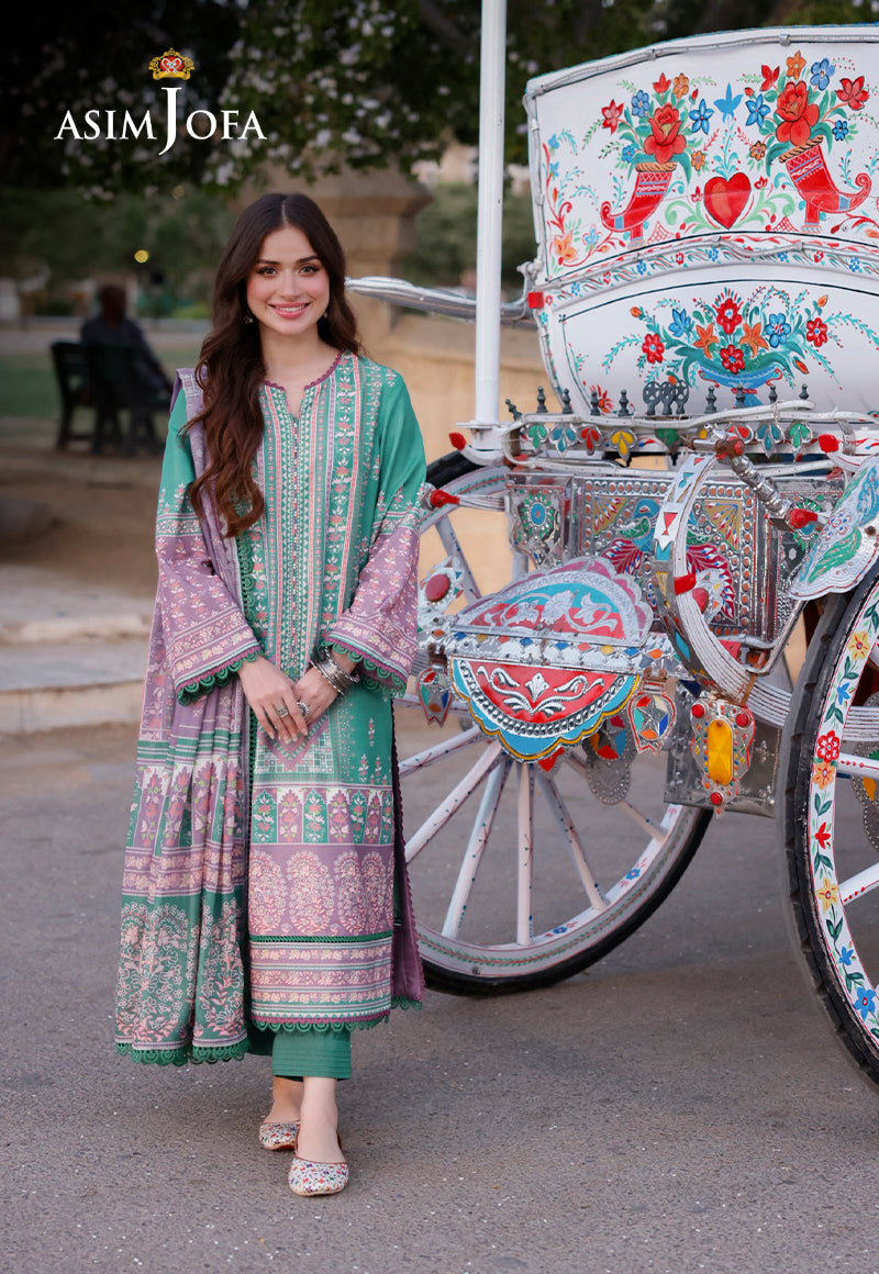 AJPL-15 PRINTED ARABIC LAWN 3 PCS