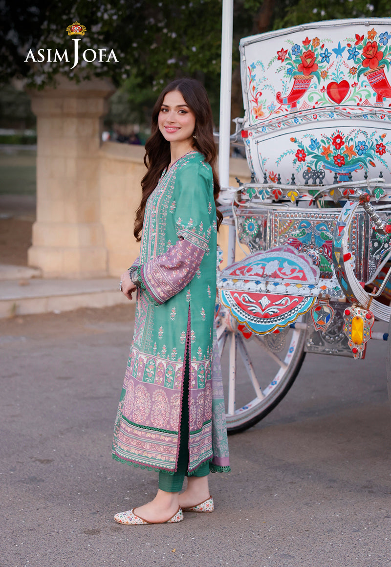 AJPL-15 PRINTED ARABIC LAWN 3 PCS