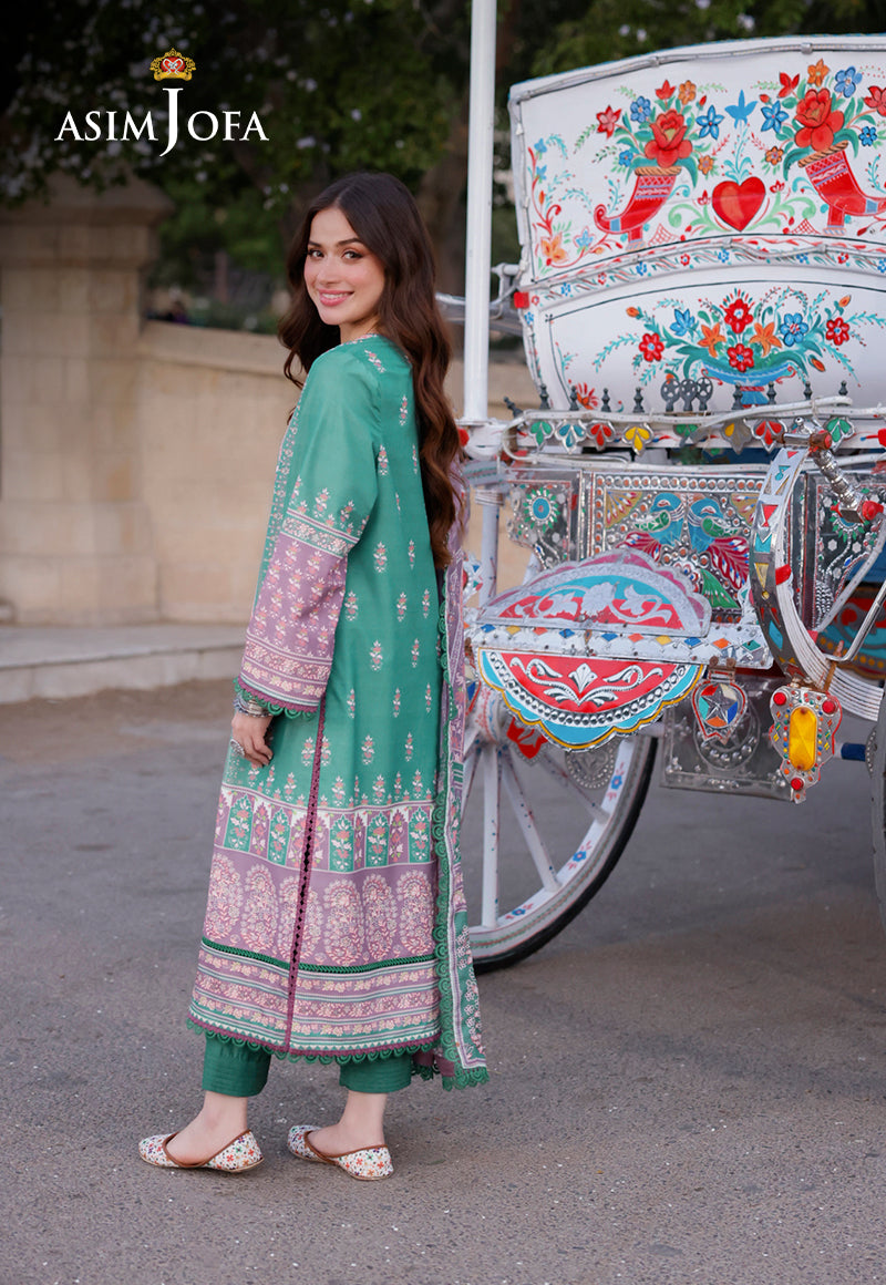 AJPL-15 PRINTED ARABIC LAWN 3 PCS