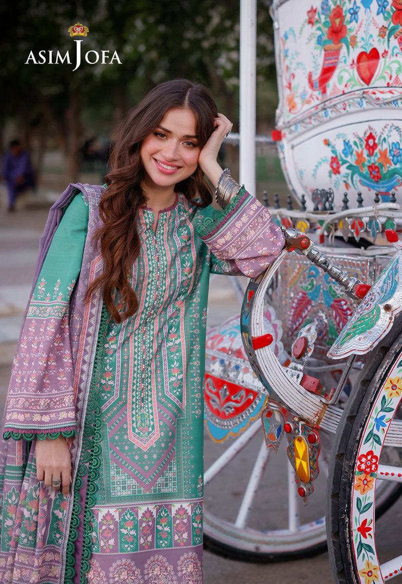AJPL-15 PRINTED ARABIC LAWN 3 PCS