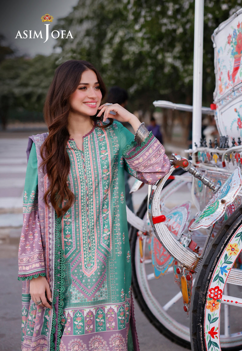 AJPL-15 PRINTED ARABIC LAWN 3 PCS