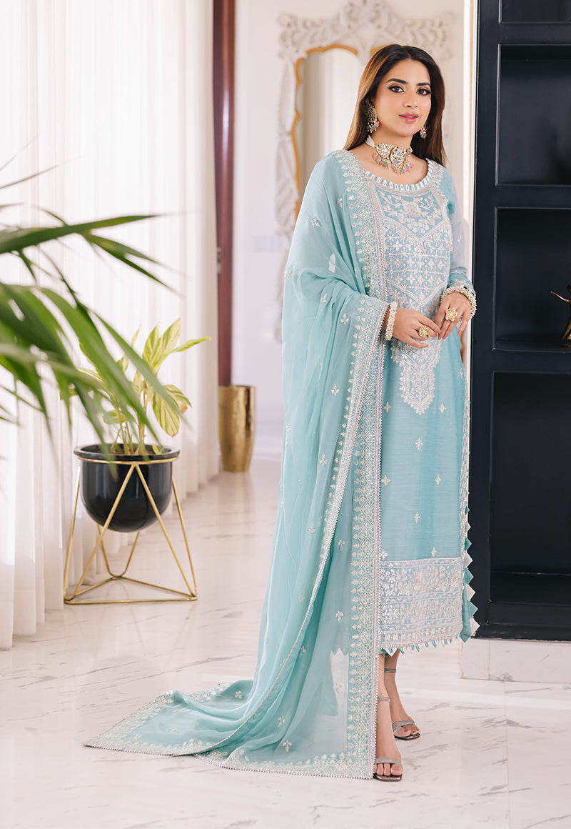 AJSM-29 EMBROIDERED PAPER COTTON 3 PCS
