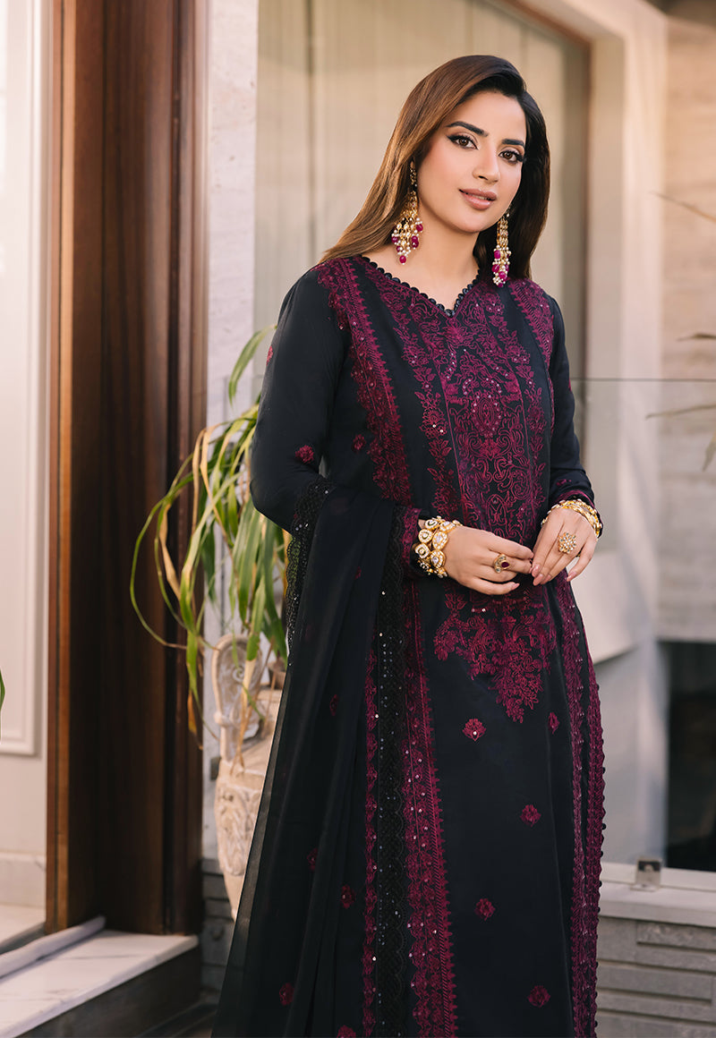 AJSM-48 EMBROIDERED PAPER COTTON 3 PCS