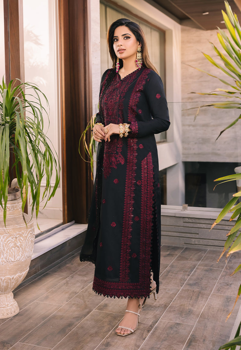 AJSM-48 EMBROIDERED PAPER COTTON 3 PCS