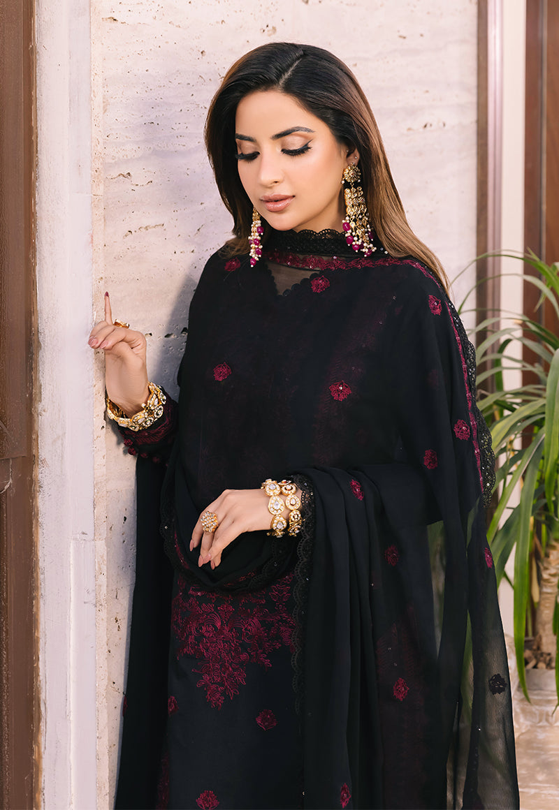 AJSM-48 EMBROIDERED PAPER COTTON 3 PCS