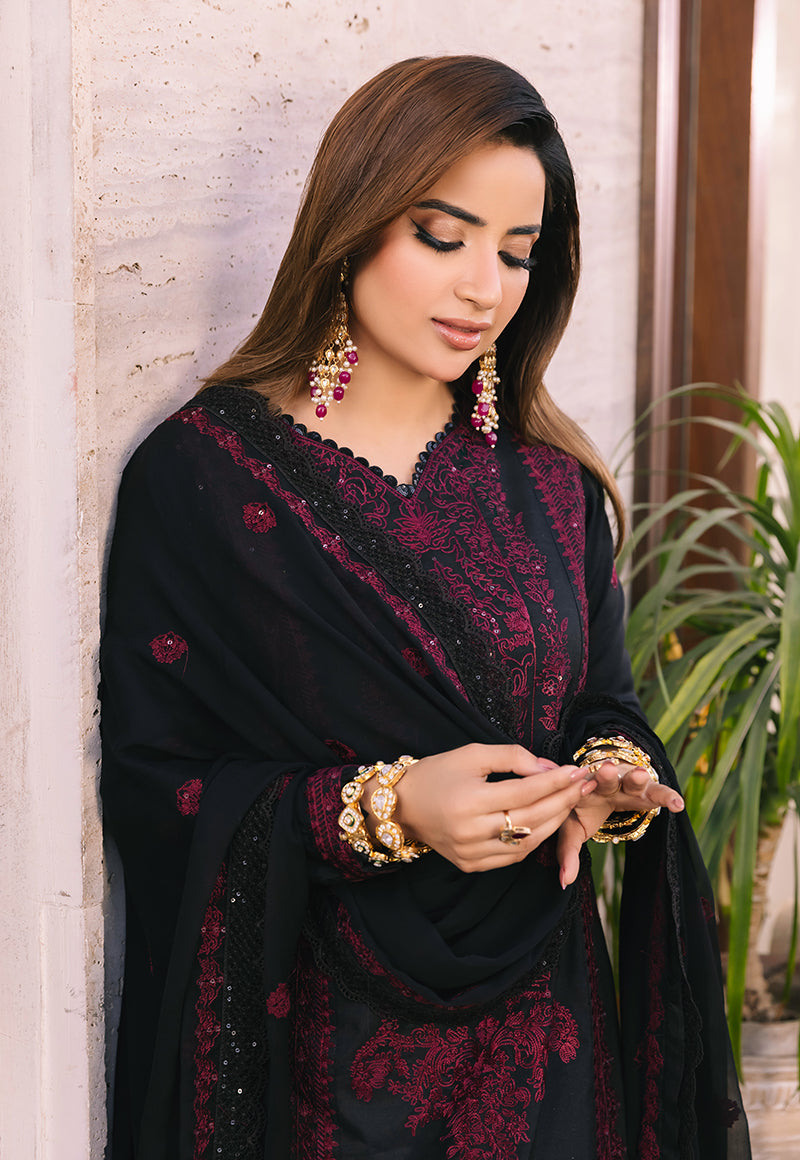 AJSM-48 EMBROIDERED PAPER COTTON 3 PCS
