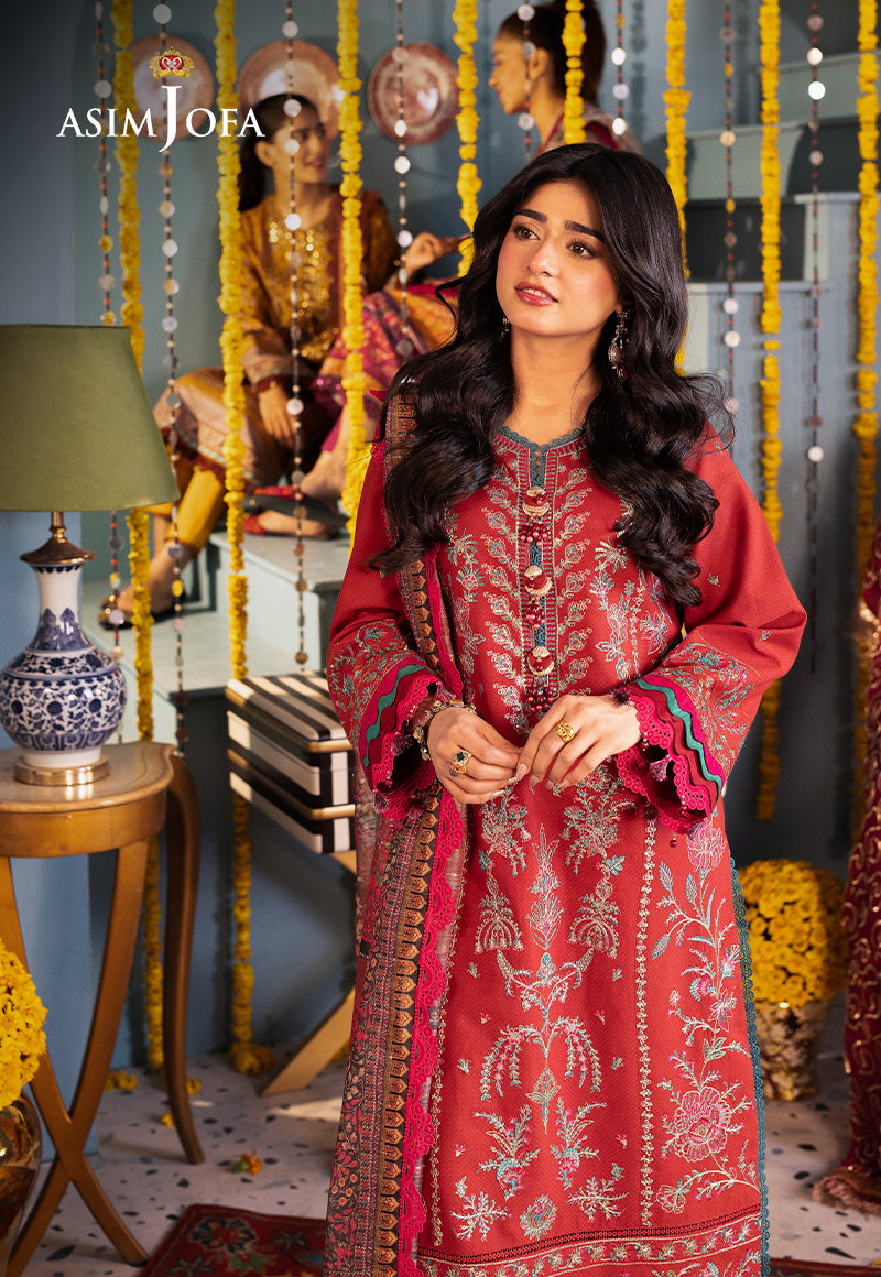 AJRA-26 EMBROIDERED JACQUARD 3 PCS