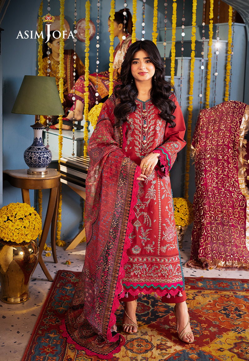 AJRA-26 EMBROIDERED JACQUARD 3 PCS
