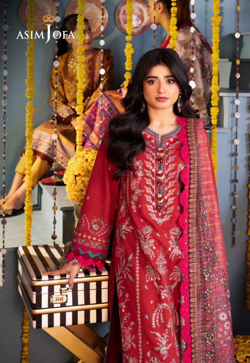 AJRA-26 EMBROIDERED JACQUARD 3 PCS