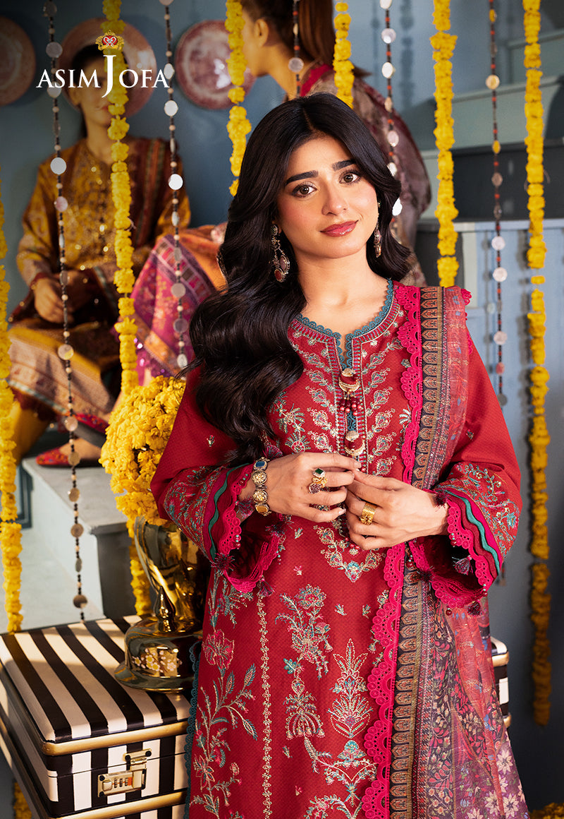 AJRA-26 EMBROIDERED JACQUARD 3 PCS