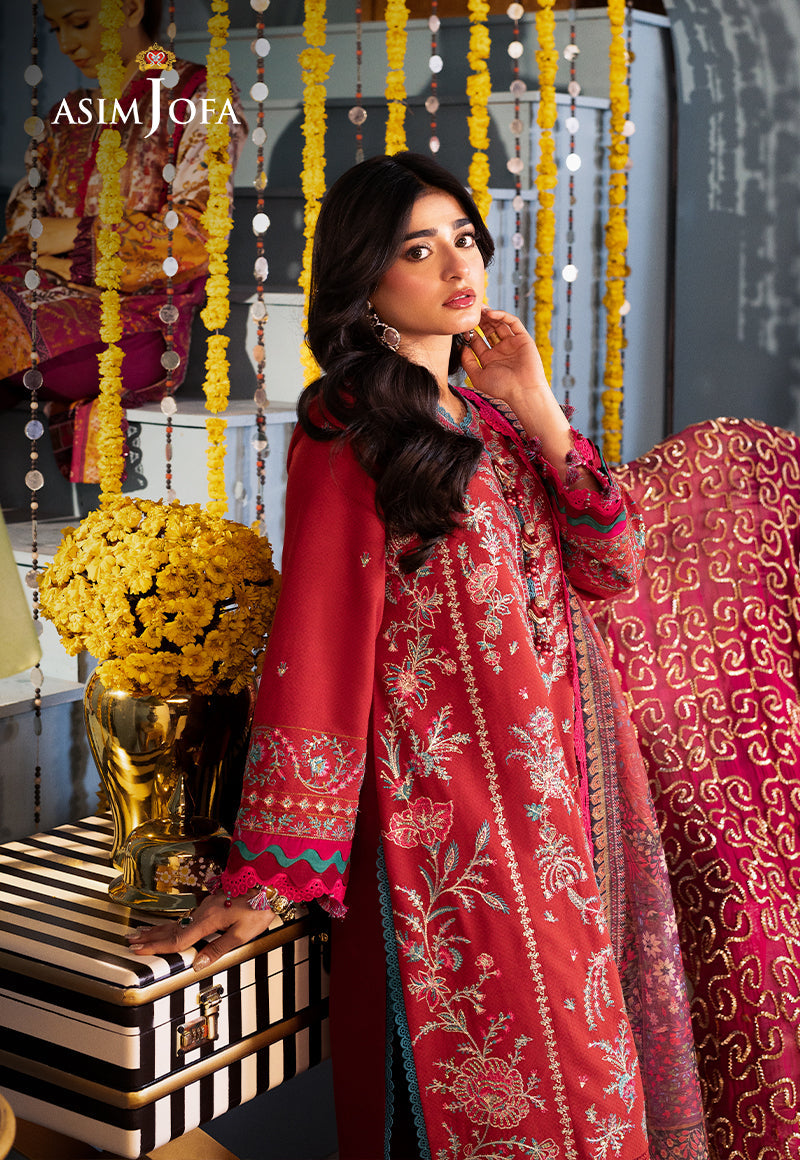 AJRA-26 EMBROIDERED JACQUARD 3 PCS