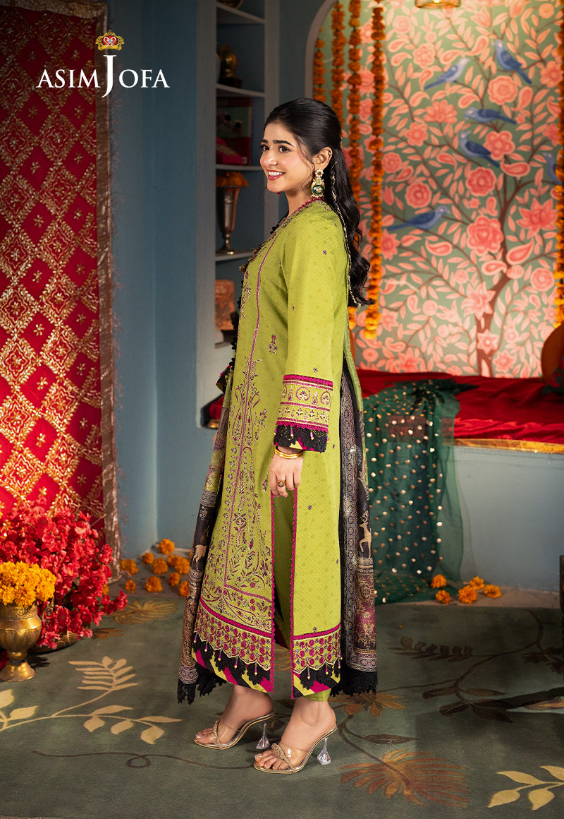 AJRA-23 EMBROIDERED JACQUARD 3 PCS