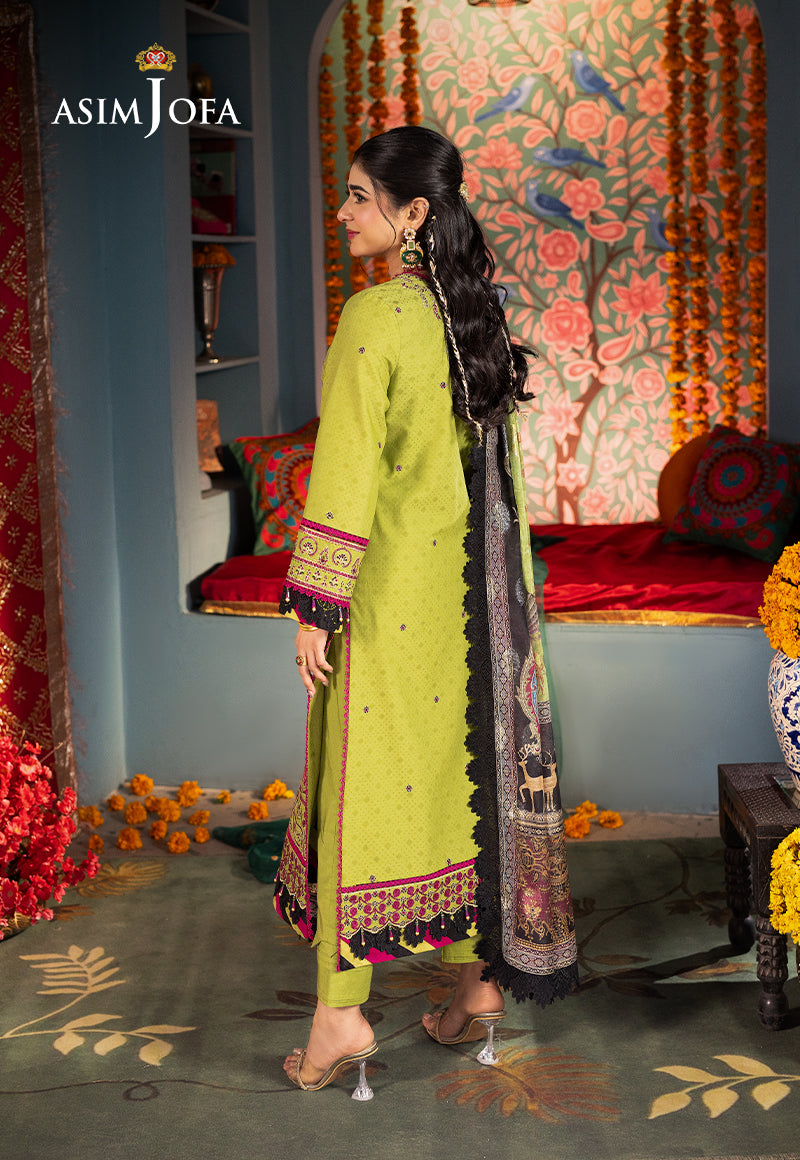 AJRA-23 EMBROIDERED JACQUARD 3 PCS