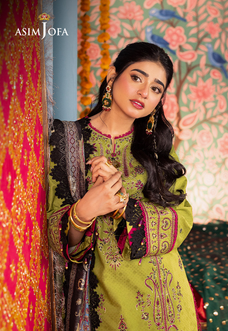AJRA-23 EMBROIDERED JACQUARD 3 PCS