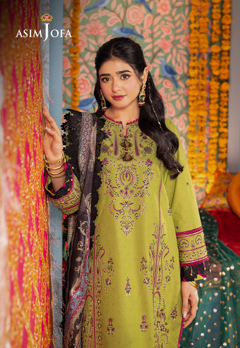 AJRA-23 EMBROIDERED JACQUARD 3 PCS