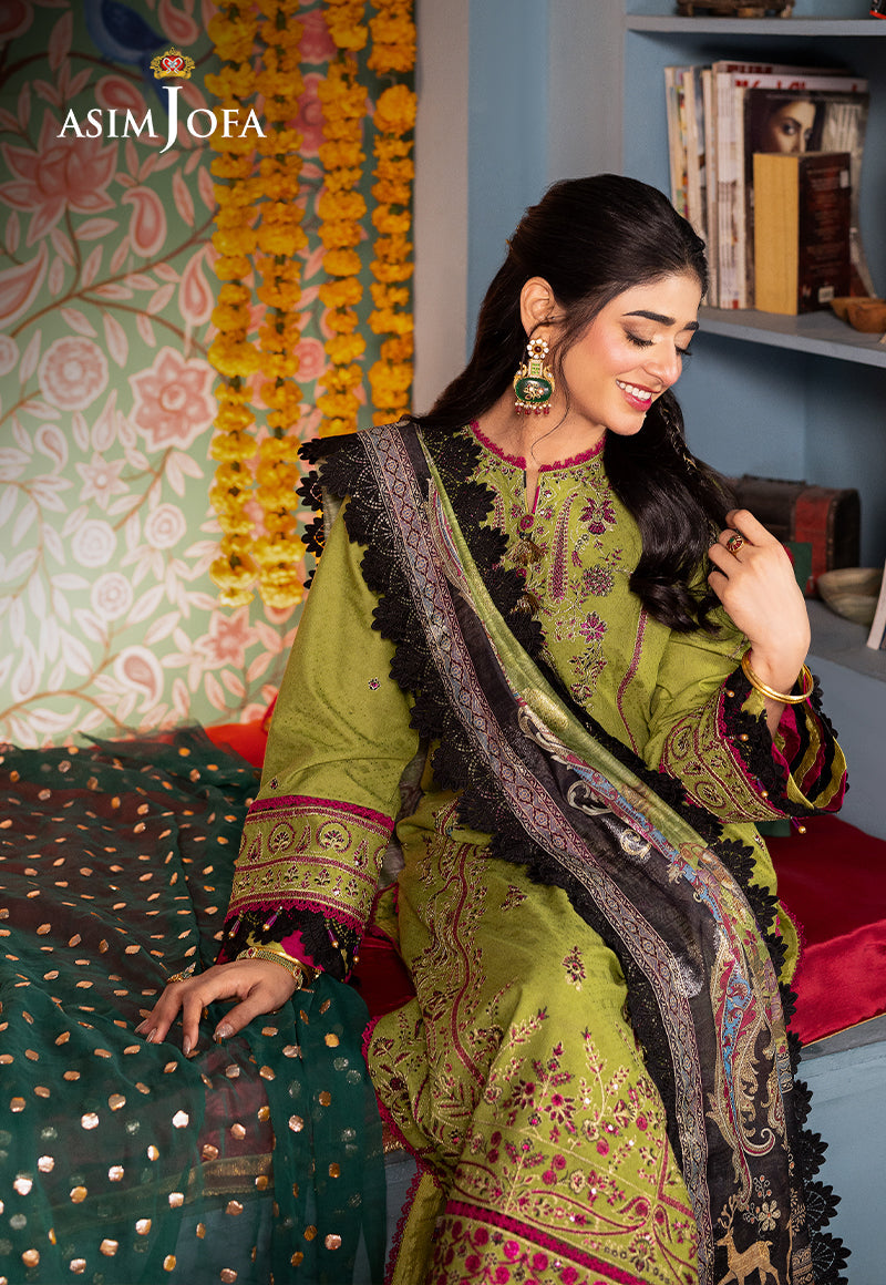 AJRA-23 EMBROIDERED JACQUARD 3 PCS