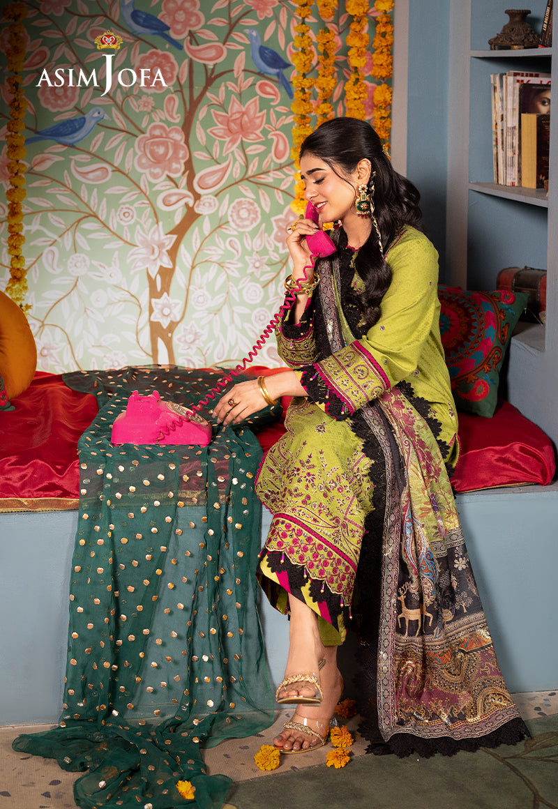 AJRA-23 EMBROIDERED JACQUARD 3 PCS