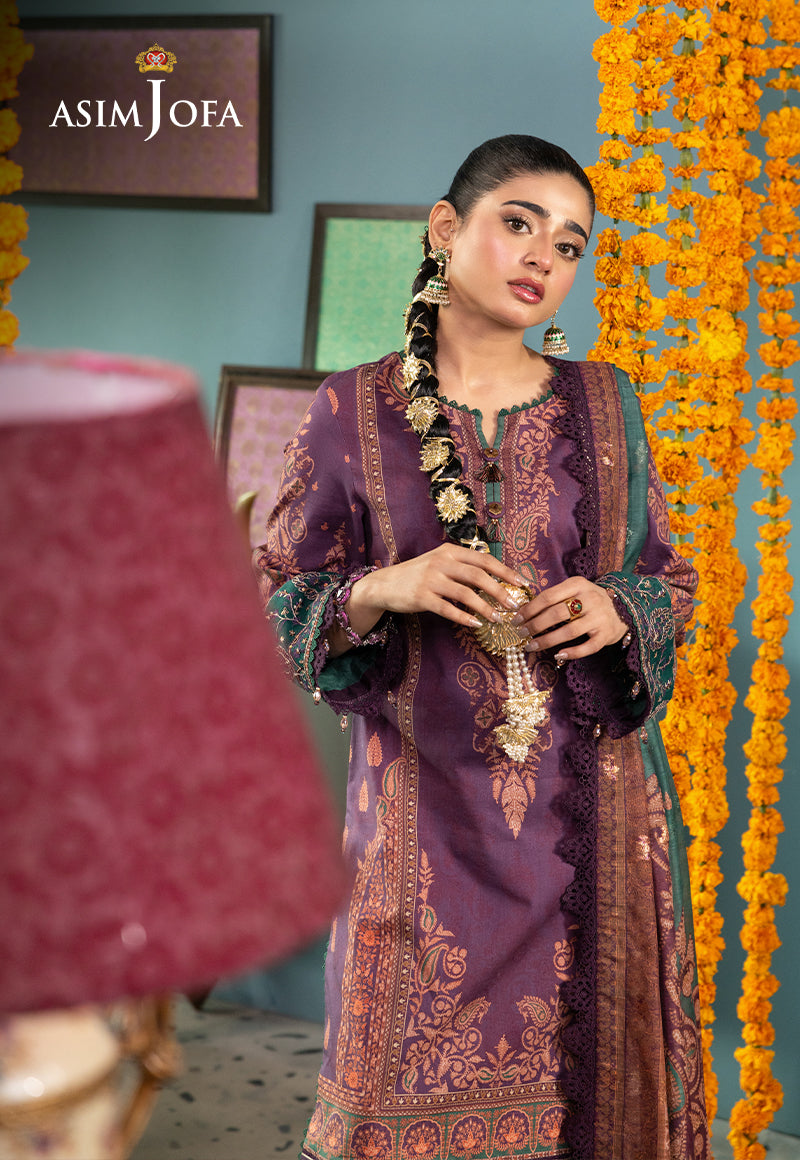 AJRA-02 EMBROIDERED JACQUARD 3 PCS