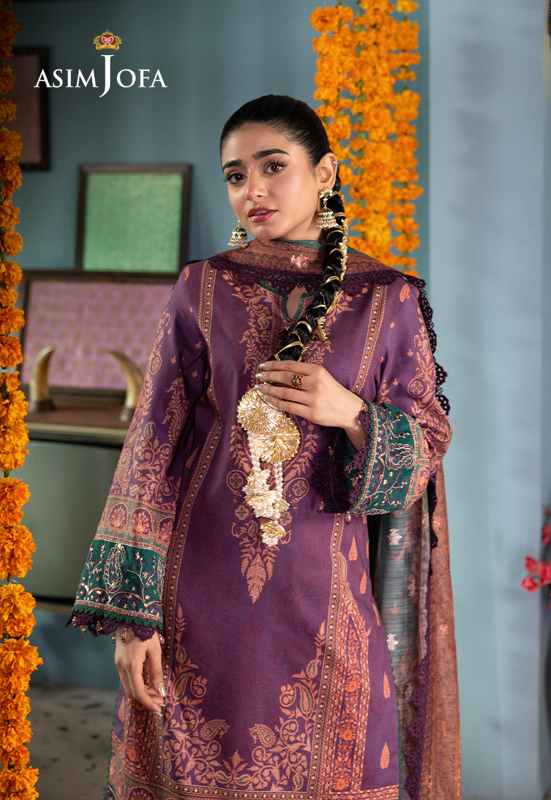AJRA-02 EMBROIDERED JACQUARD 3 PCS