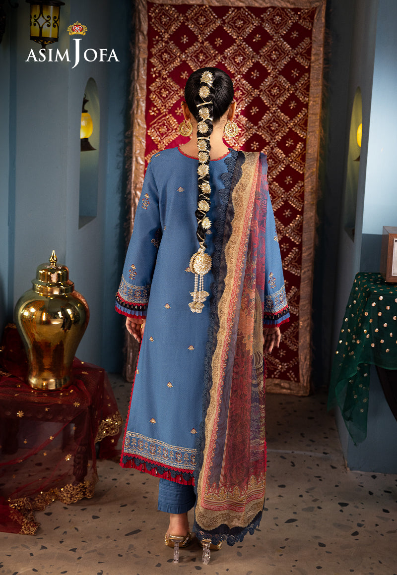 AJRA-27 EMBROIDERED JACQUARD 3 PCS