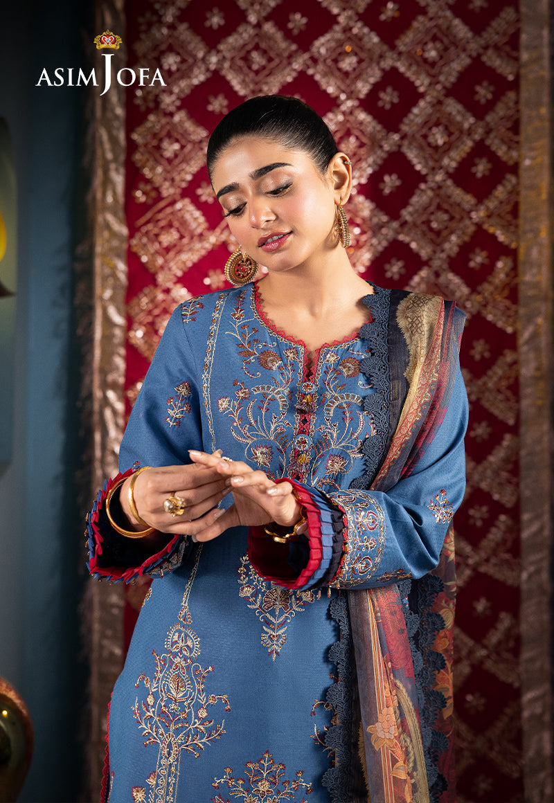 AJRA-27 EMBROIDERED JACQUARD 3 PCS