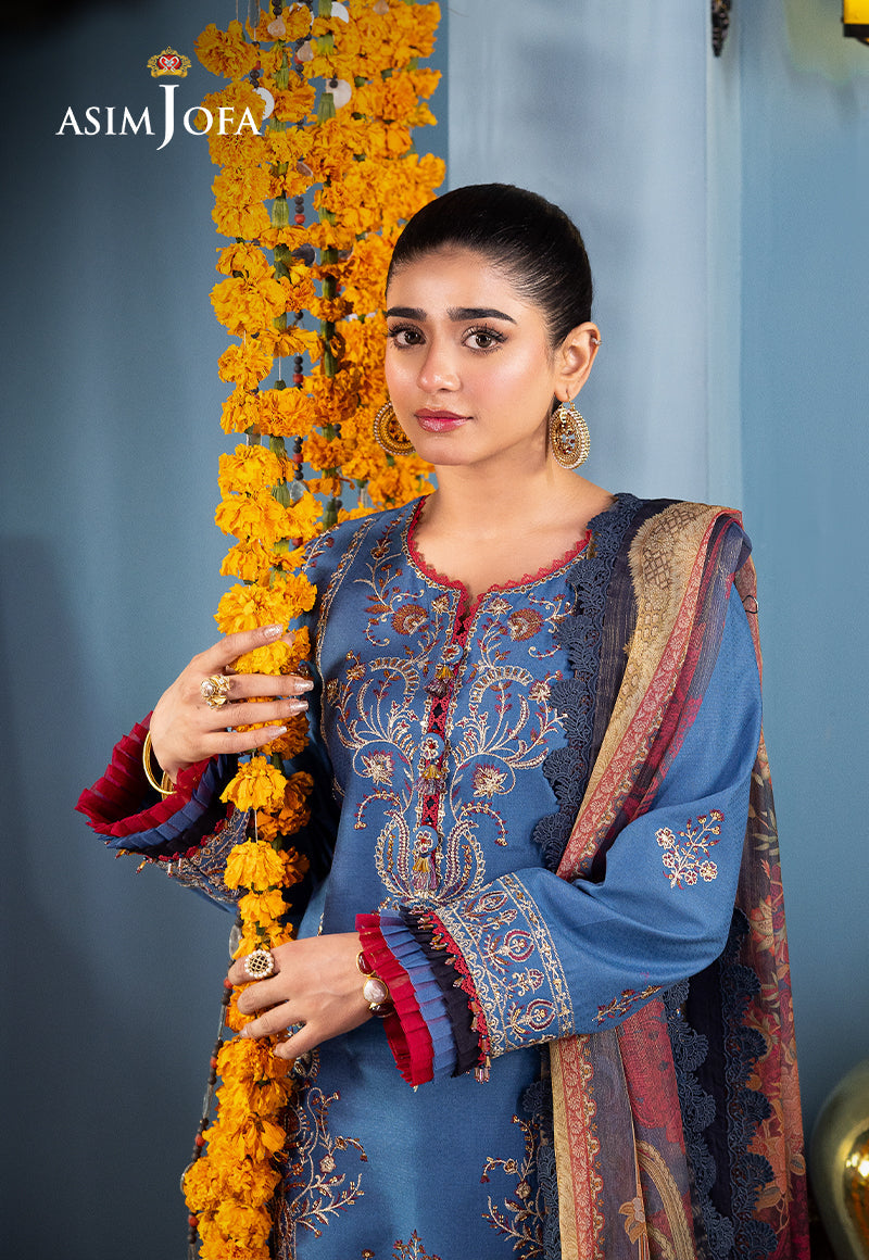 AJRA-27 EMBROIDERED JACQUARD 3 PCS