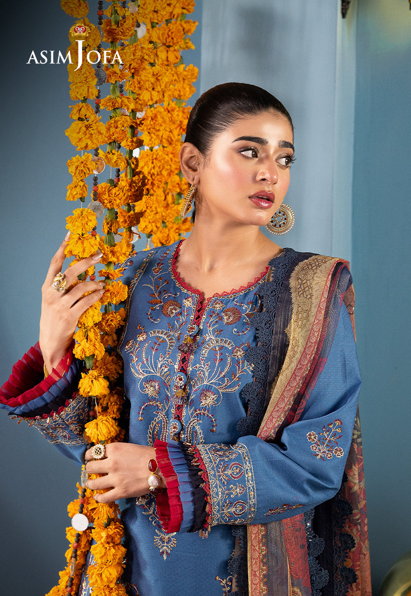 AJRA-27 EMBROIDERED JACQUARD 3 PCS