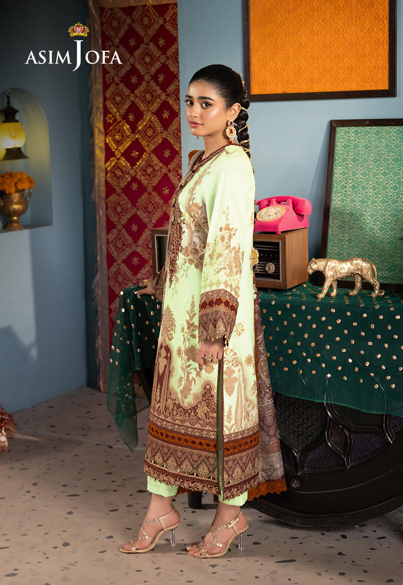 AJRA-05 EMBROIDERED LAWN 3 PCS