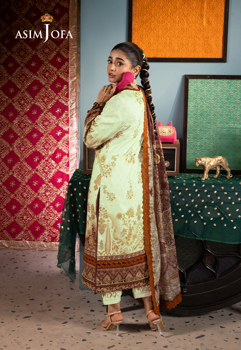 AJRA-05 EMBROIDERED LAWN 3 PCS