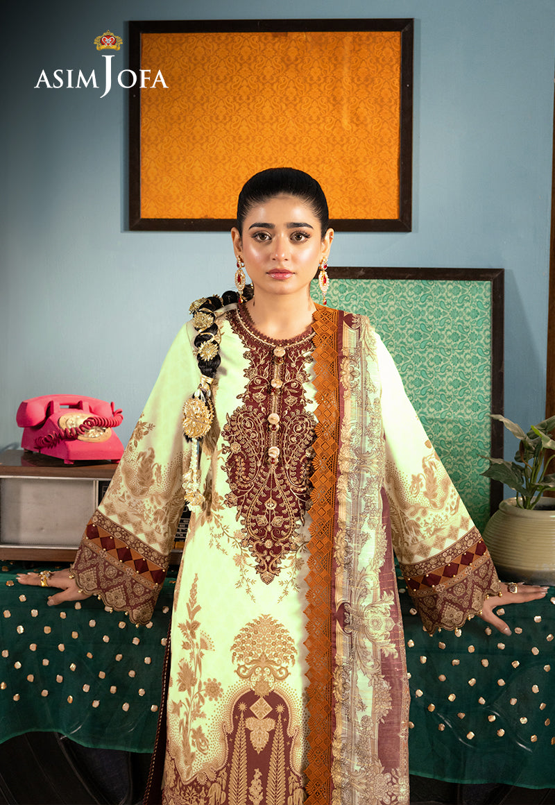 AJRA-05 EMBROIDERED LAWN 3 PCS
