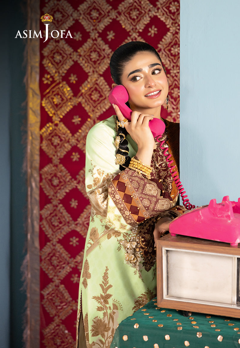 AJRA-05 EMBROIDERED LAWN 3 PCS