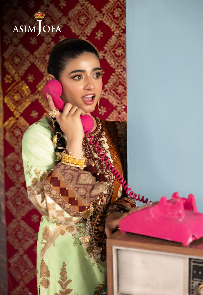 AJRA-05 EMBROIDERED LAWN 3 PCS