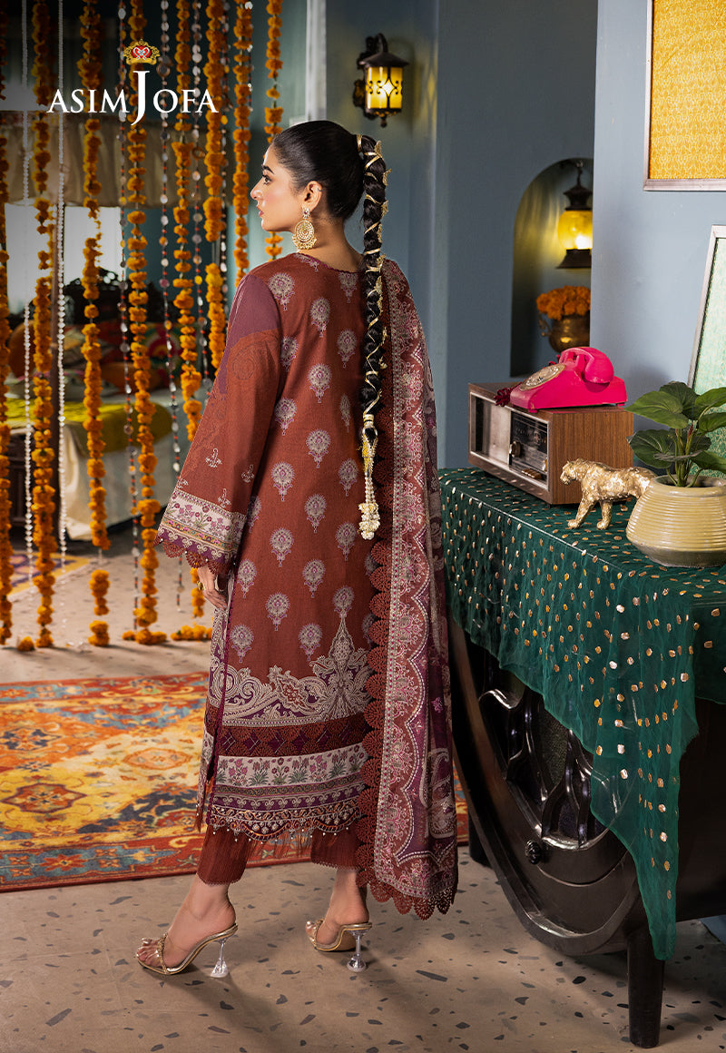 AJRA-18 EMBROIDERED LAWN 3 PCS