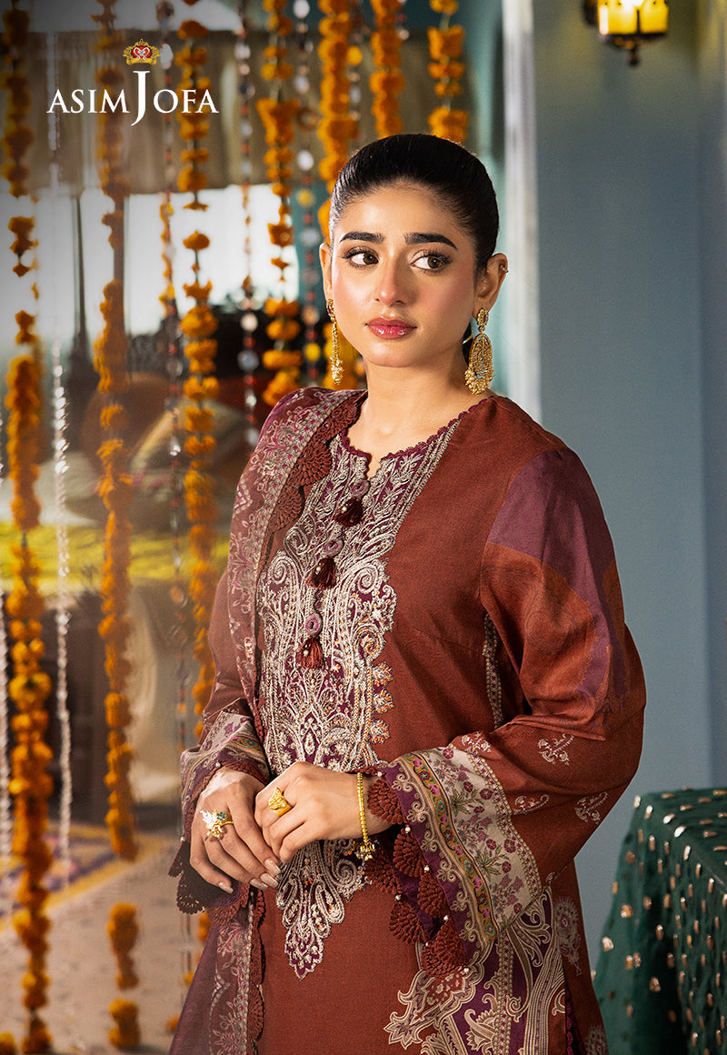 AJRA-18 EMBROIDERED LAWN 3 PCS