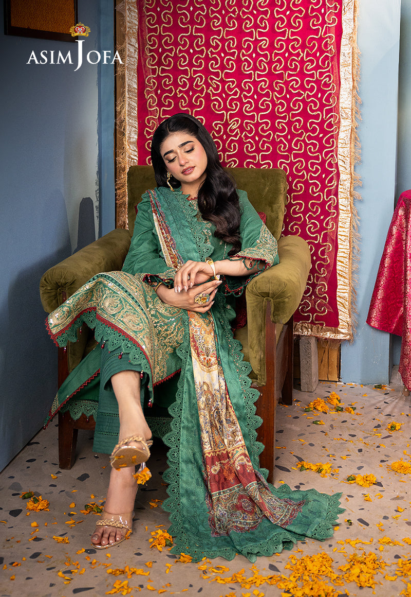 AJRA-25 EMBROIDERED JACQUARD 3 PCS