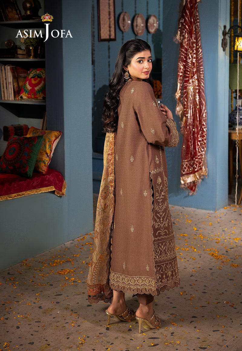 AJRA-28 EMBROIDERED JACQUARD 3 PCS