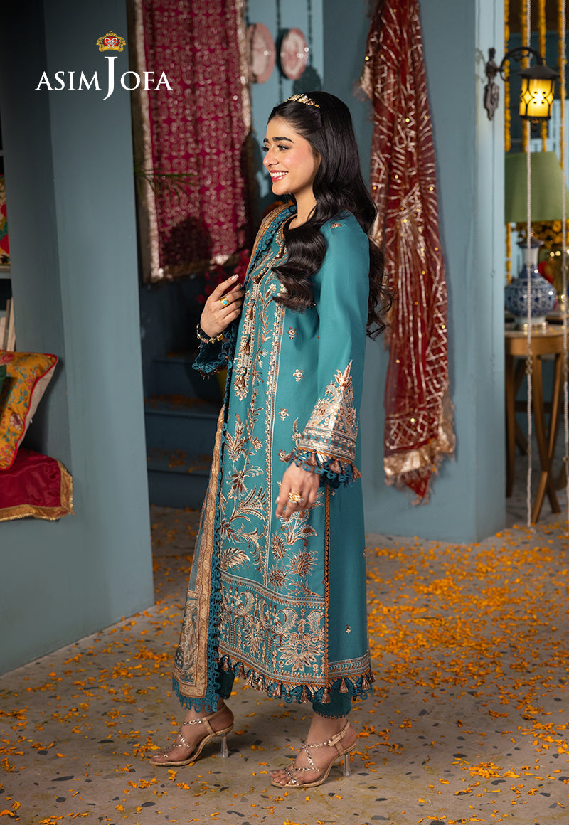 AJRA-10 EMBROIDERED LAWN 3 PCS
