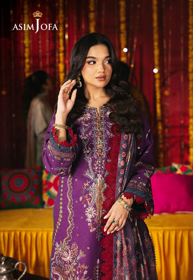 AJRA-22 EMBROIDERED JACQUARD 3 PCS