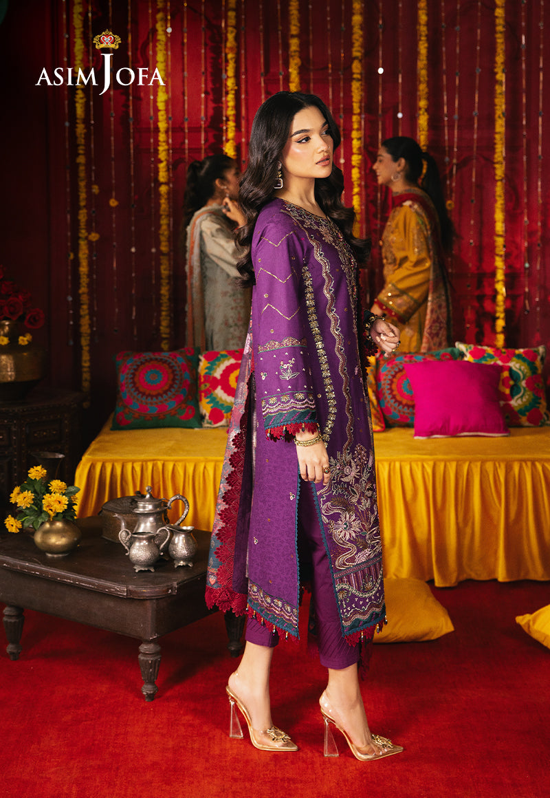 AJRA-22 EMBROIDERED JACQUARD 3 PCS